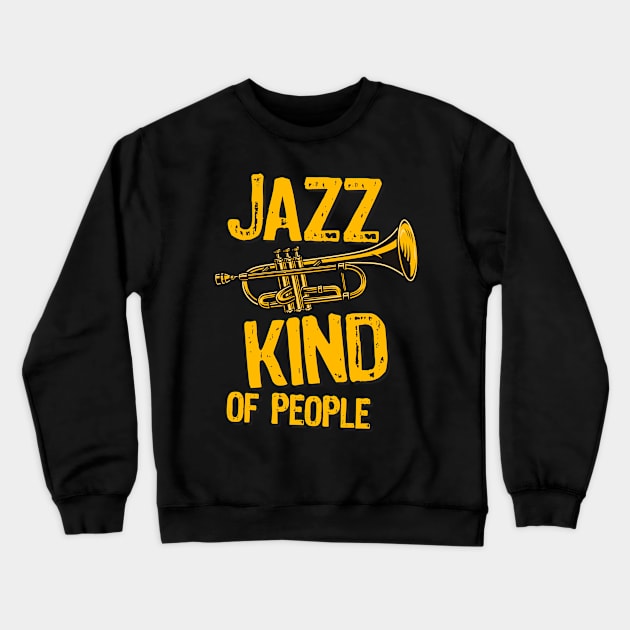 Jazz Music Lover Crewneck Sweatshirt by MintaApparel